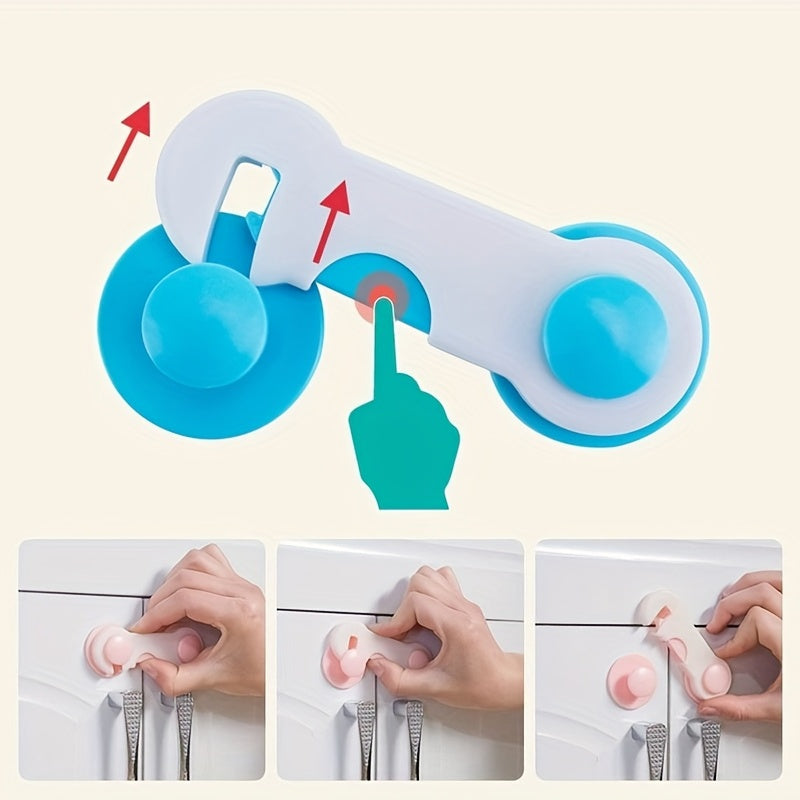 3pcs Baby Finger Protection Cabinet Lock