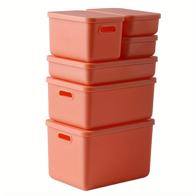 6Pc Dollhouse Storage Boxes Mini Containers for Toy Org & Decoration