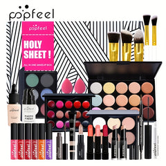 Complete Makeup Set Palette Lipstick Concealer Blush Mascara