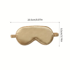 Silk Eye Mask with Hair Ring and Storage Bag Sleep Set
