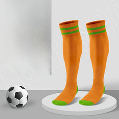 Adult Knee High Football Socks Anti-Slip Thick Sport Soccer Socks