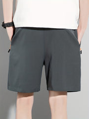 Men's Quick Dry Shorts With Side Pockets Elastic Waist