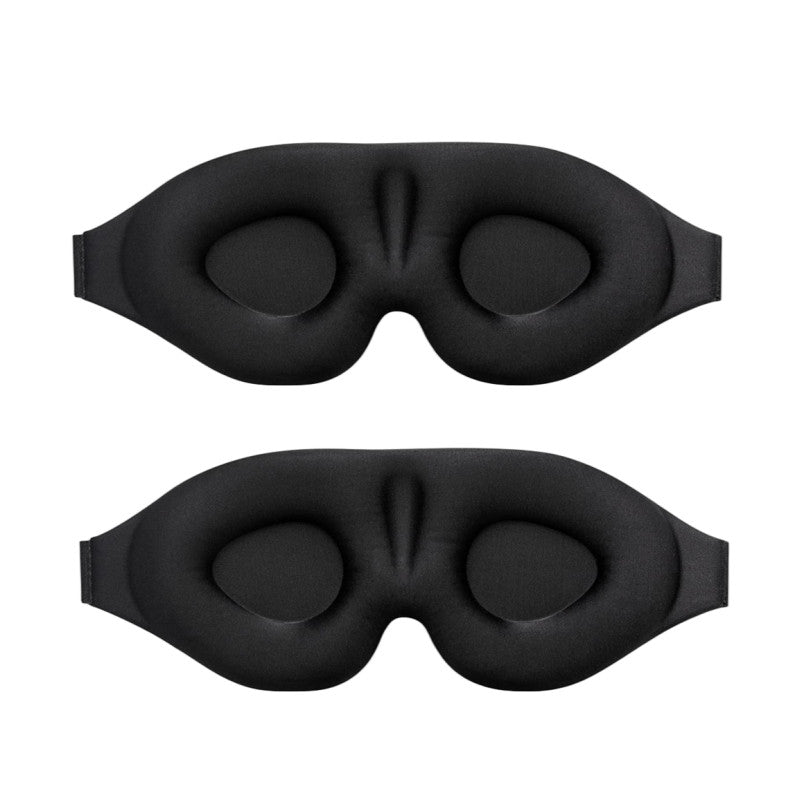3pcs Soft Silk Eye Mask Shading Men Women Sleep Aid