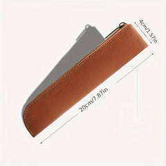 Compact Pencil Case with Zipper Closure