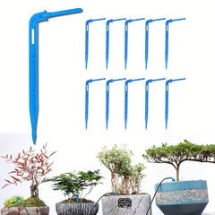 50pcs Curved Insertable Drip Irrigation Device Combo Drip Head Garden Watering