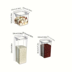 Airtight Food Storage Containers Candy Jars With Lids