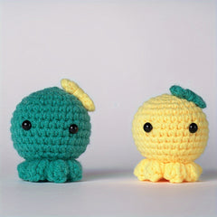 DIY Crochet Octopus Yarn Kit with English Manual