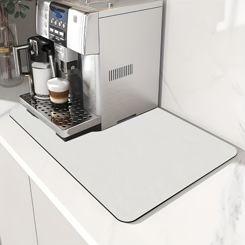 Coffee Machine Seat Mat Hide Stains Bowl Dish Drying Placemat