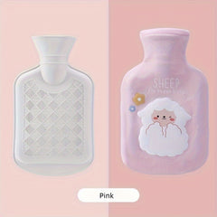Rainbow Sheep Hot Water Bag Thickened Rubber Liner Portable Warm Water Bag