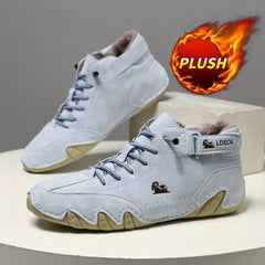 Women's Plush Inner Snow Boots Non slip Comfort Ankle Boots Walking Shoes