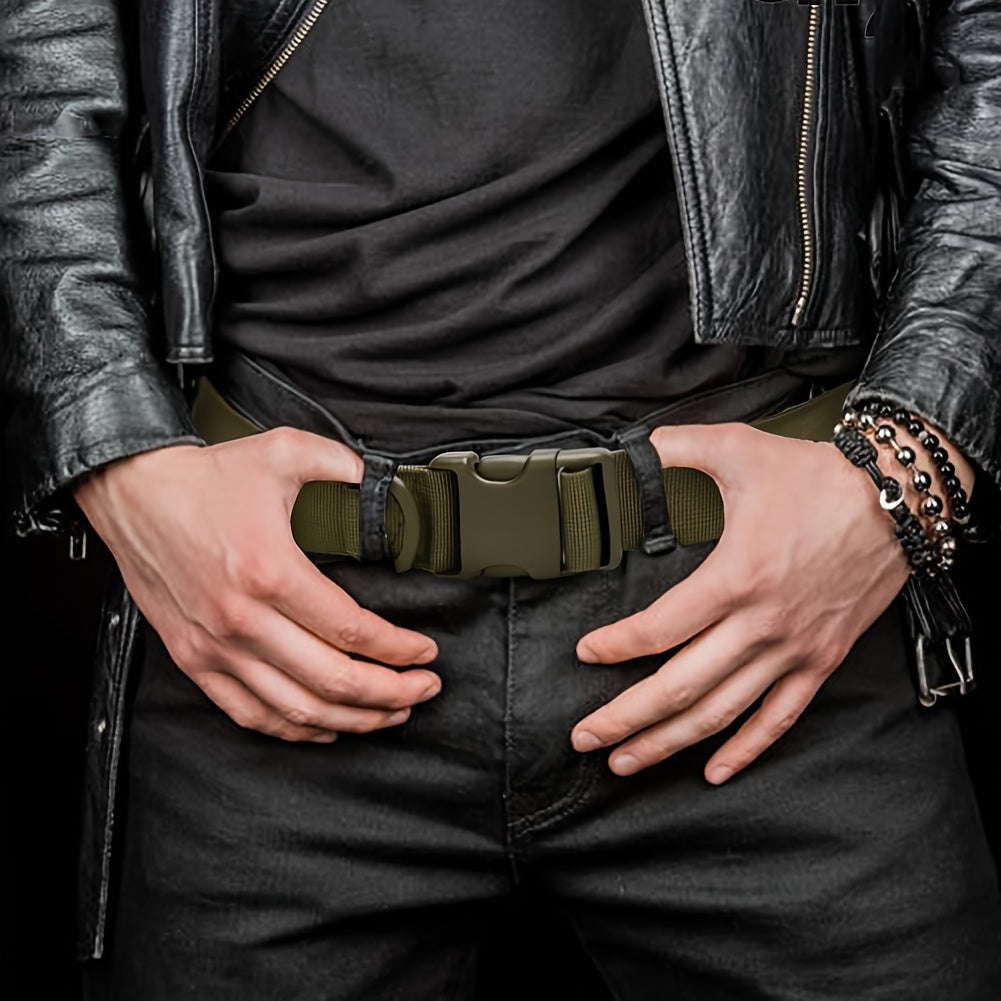 Men's Canvas Combat Survival Belt