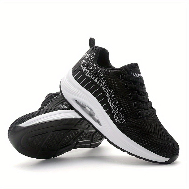 Women's Air Cushioned Running Shoes Mesh Breathable Outdoor Sports Shoes