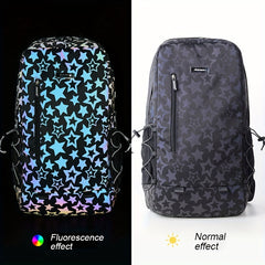 Stylish Reflective Backpack for Adults & Students - Lightweight & Versatile