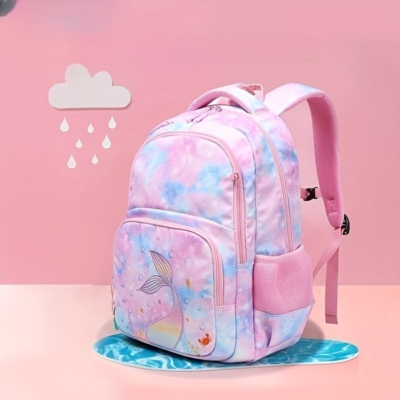 3pcs School Bags Set Starry Sky Cartoon Backpack Lunch Bag Pencil Case Set