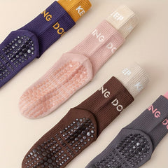 Women's Double Loop Tube Socks Non Slip Medium Tube Sports Socks