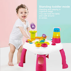 Children's Multifunctional Learning Table for Ages 1-3