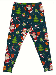 Christmas Sports Leggings High Stretch Fitness Leggings