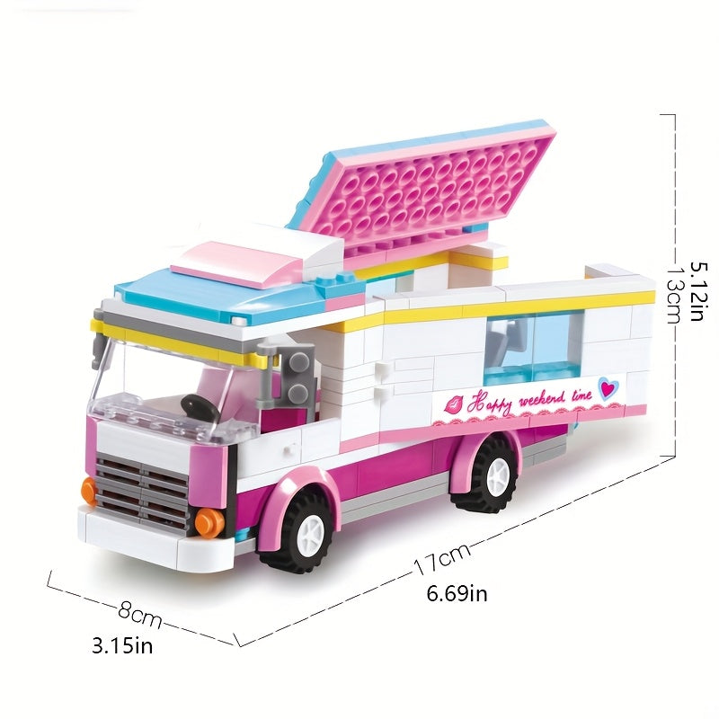 Grain City Dining Car Building Block Set Mini Kitchenware Toys