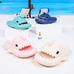 Women's Shark Slippers Soft Sole Pillow Couple House Shoes