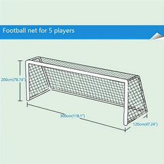Standard Football Goal Hand Woven Entry Level Polyester Football Net