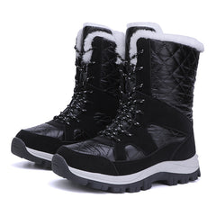 Women's Winter Insulated Snow Boots Warm Faux Fur Lined Mid Calf