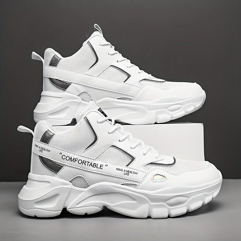 Men's Chunky Sneakers Elevator Shoes Breathable Wear-resistant