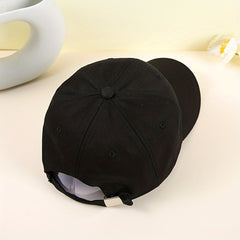 Letter Embroidery Couple Baseball Cap Solid Casual Couple Golf Sun Hats