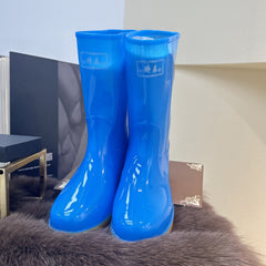 Women's Waterproof High Top Rain Boots Comfortable Outdoor Rain Boots