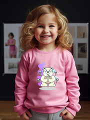 OERYUI Singing Bear Graphic Sweatshirt Kids Pullover Christmas Gift