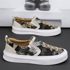 Men's Breathable Slip On Loafer Shoes Lightweight Non slip Shoes