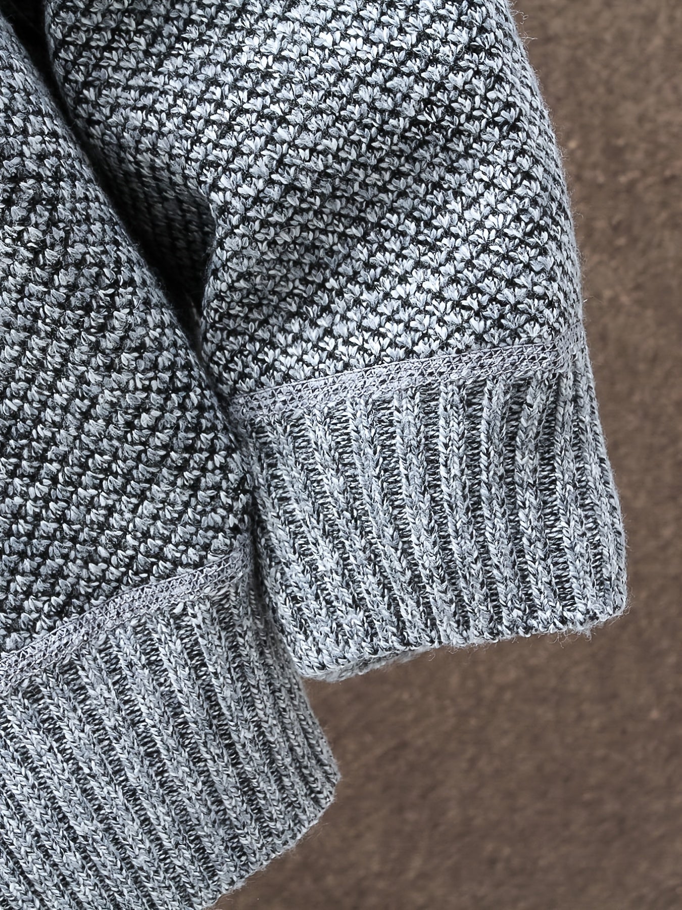 Men's Casual Plush Thick Cardigan Sweater