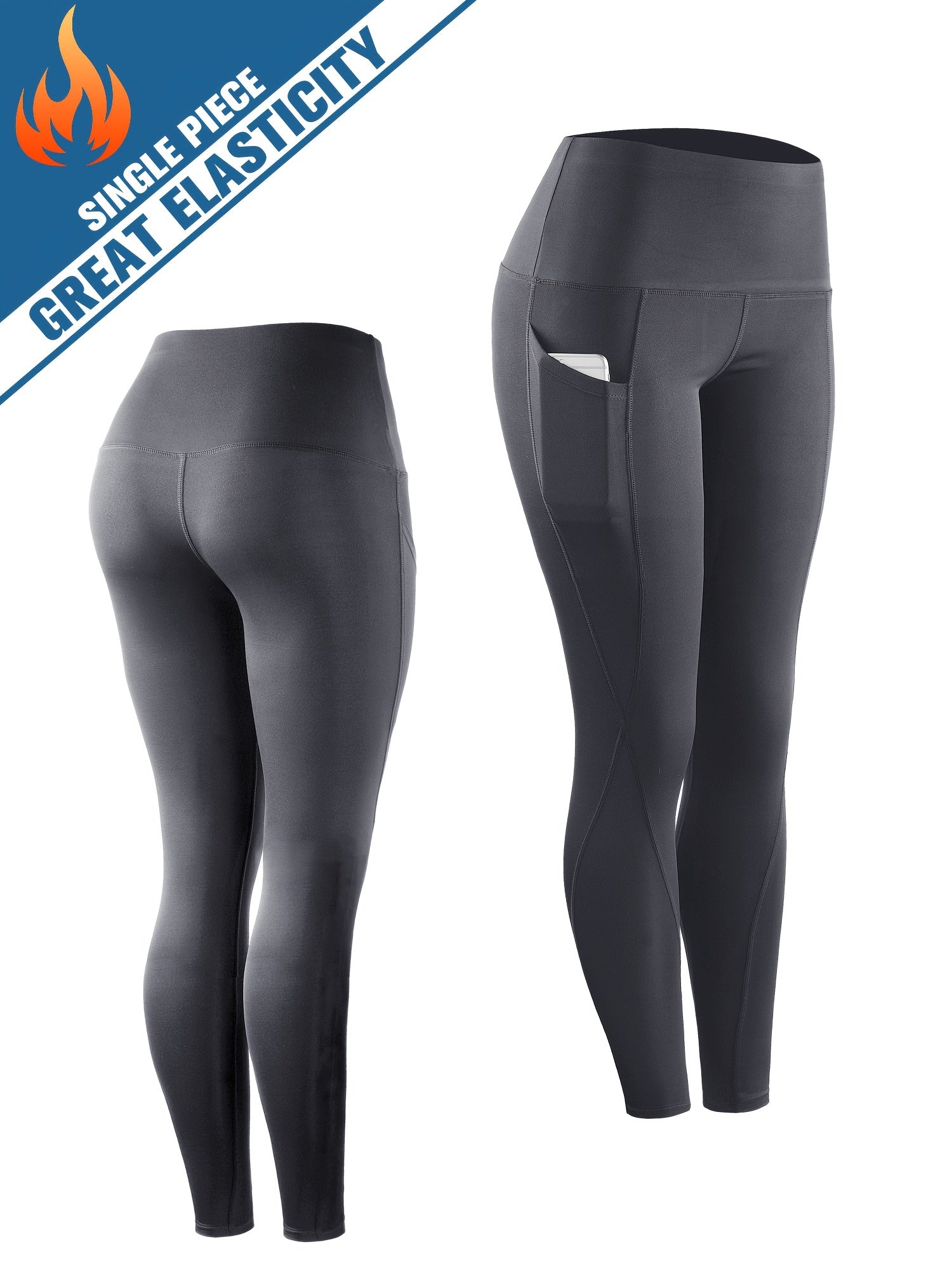 High Waist Yoga Pants Quick Dry Workout Leggings