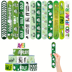 24pcs Golf Party Bracelets Green Scheme Golf Birthday Party Favors