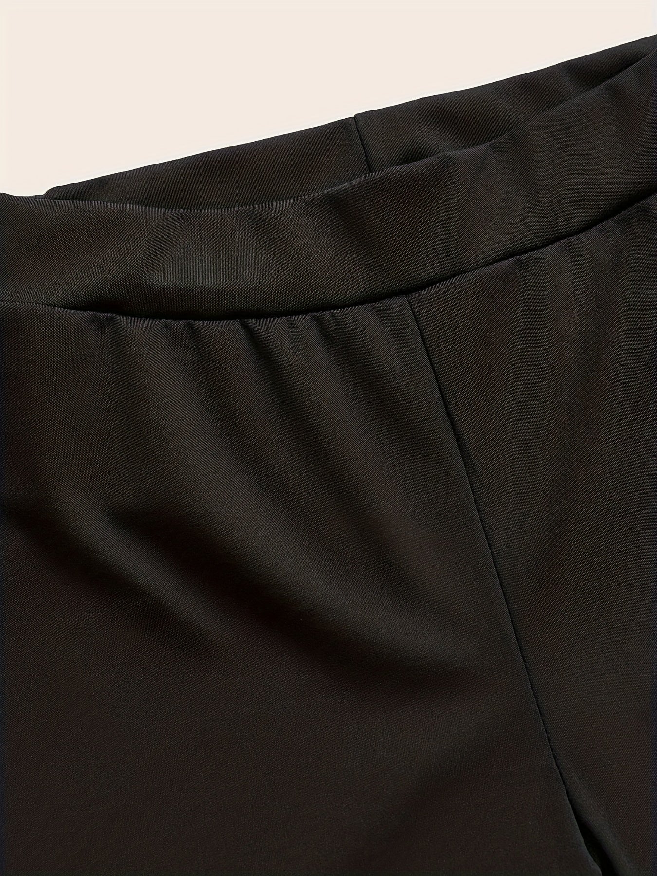 High Rise Flared Leg Trousers