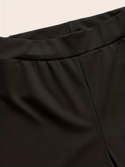 High Rise Flared Leg Trousers