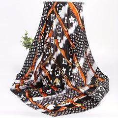 Satin Silk Square Scarf