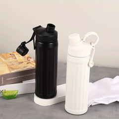 17oz Stainless Steel Sports Water Bottle Leakproof Portable Gym Hiking Travel