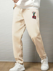 Men's Graphic Print Jogger Pants Stylish Sweatpants