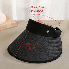 Outdoor Sports Sun Hat PVC Double Layer Sunscreen UPF 50
