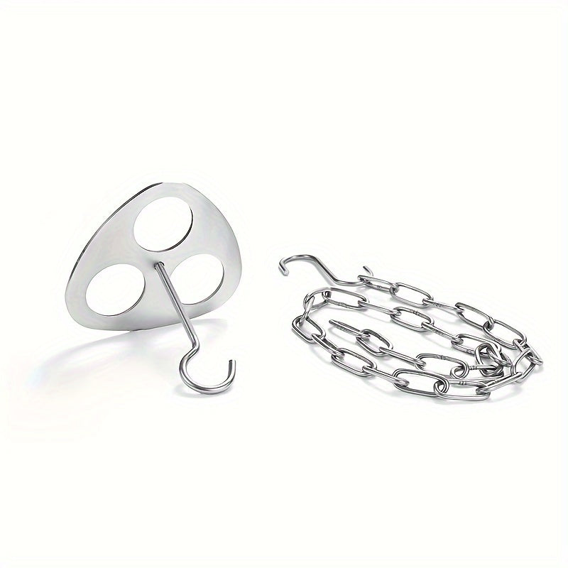 Stainless Steel Camping Tripod Board with Chain for Picnic Tripod Grill