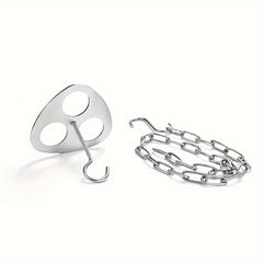 Stainless Steel Camping Tripod Board with Chain for Picnic Tripod Grill