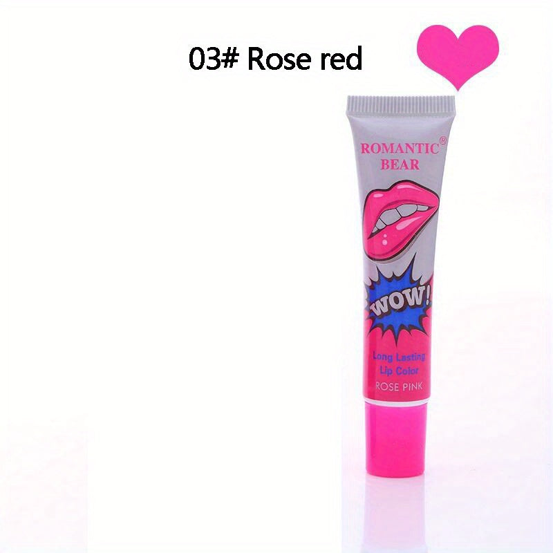 Matte Lip Gloss Set - Waterproof Tear-Off Lip Tint