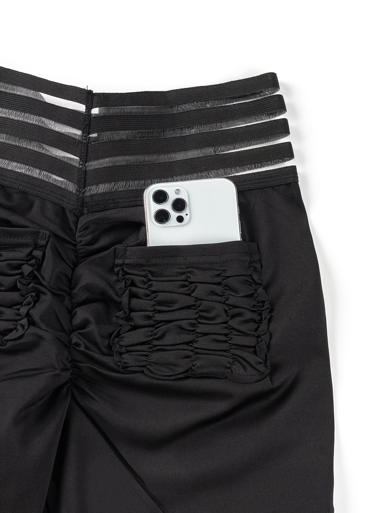 High Waist Sports Leggings with Pocket - Running Yoga Fitness Tight Pants