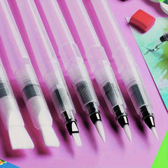 Watercolor Brushes Set - 15" High Nylon Large Capacity