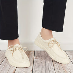Men's Canvas Loafer Shoes Lightweight Slip On Casual Shoes