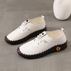 Women's Lace Up Low Top Soft Sole Flat Shoes