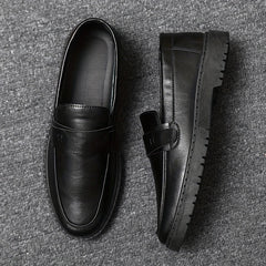 Men's Leather Loafer Shoes Lightweight Dress Shoes