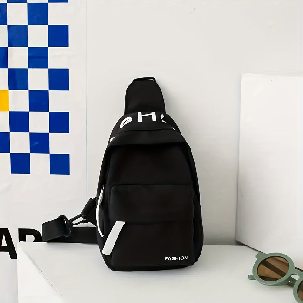 Canvas Chest Bag Messenger Bag Crossbody Bag Storage Bag