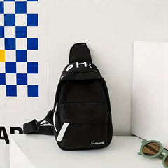 Canvas Chest Bag Messenger Bag Crossbody Bag Storage Bag