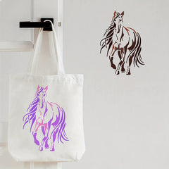 Horse Drawing Painting Stencils Templates Rectangle Reusable Stencils